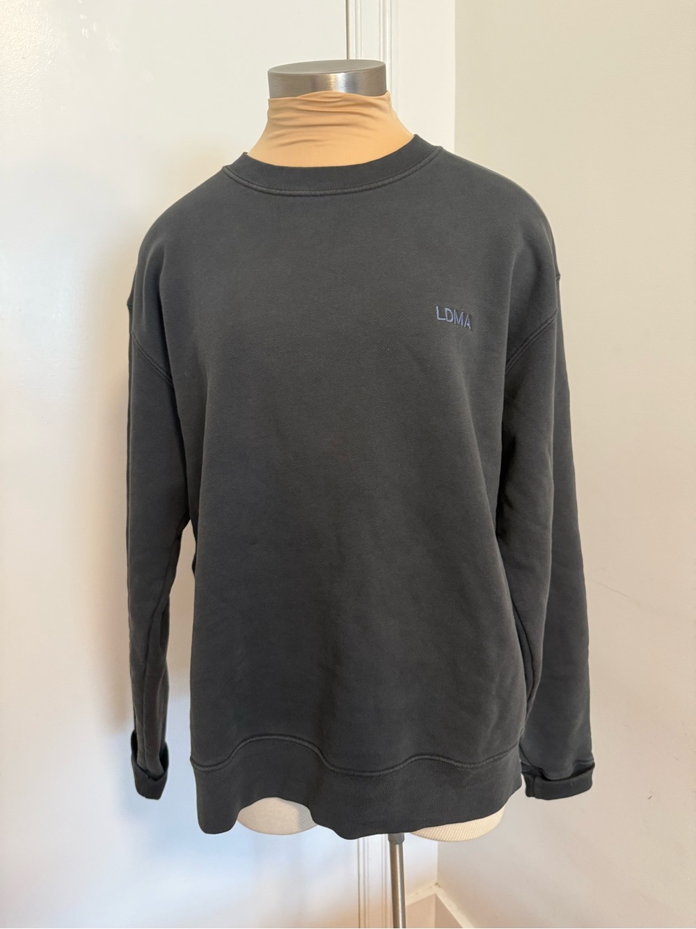 NWT! LDMA Charcoal Crewneck Heavy Weight Oversized Sweatshirt - XS